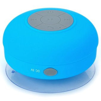 Water Resistant Silicone Bluetooth Speaker (Blue)