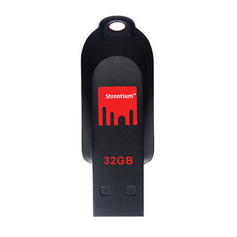 Strontium Pollex 32GB USB Flash Drive (Black)