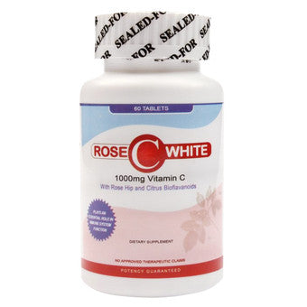 Rose C White 1000mg Tablets Bottle of 60